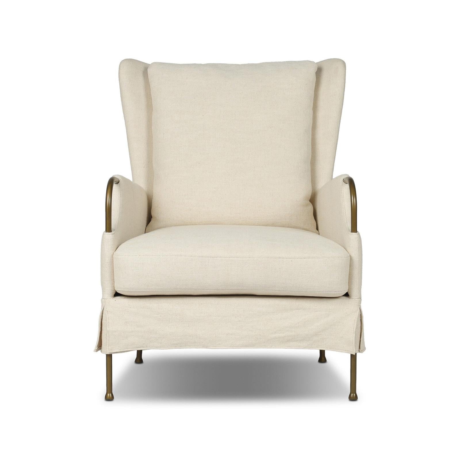 Jenaya Chair - Bergamo Parchment