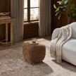 Joey Ottoman - Amber Shearling