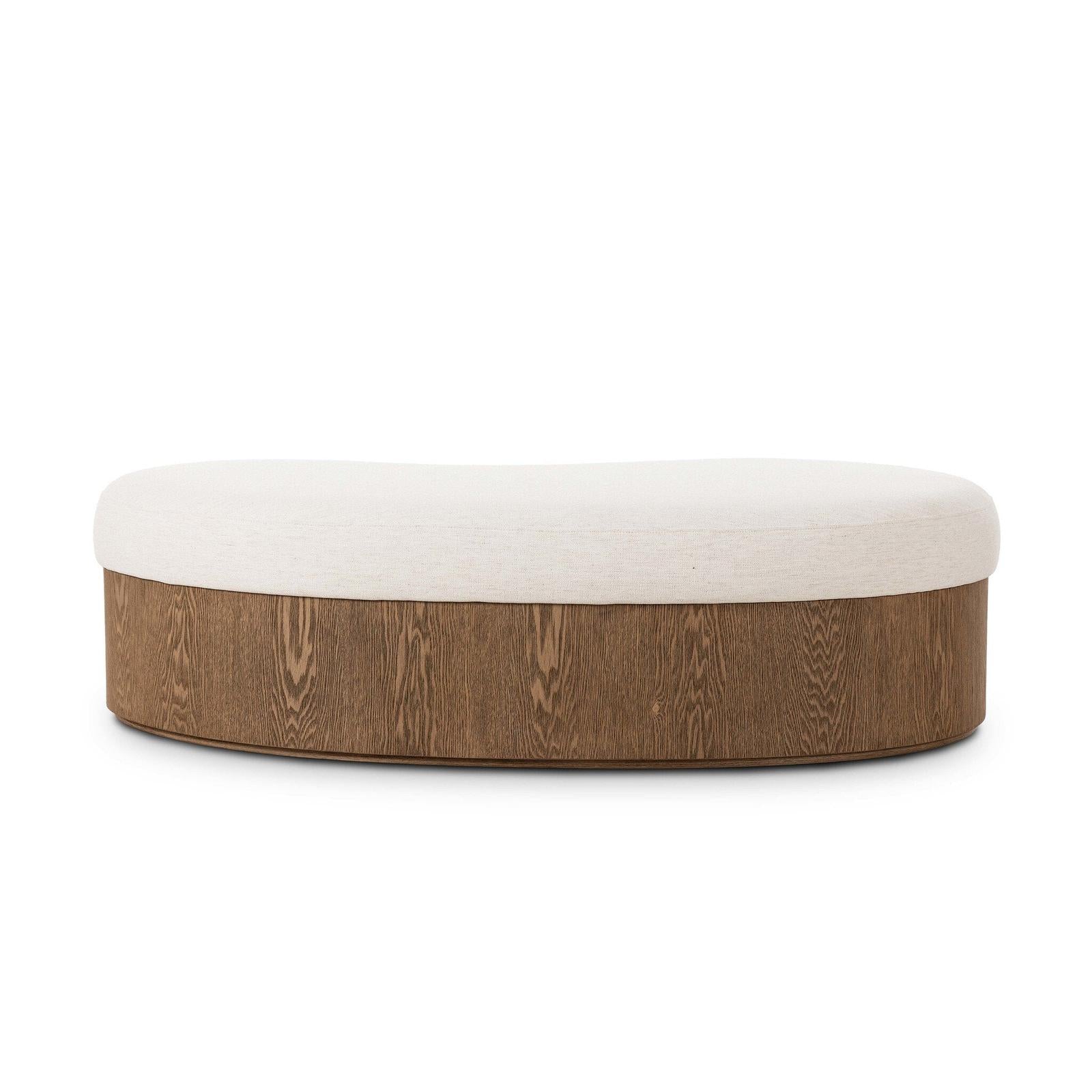Celeste Cocktail Ottoman - Crypton Nomad Snow