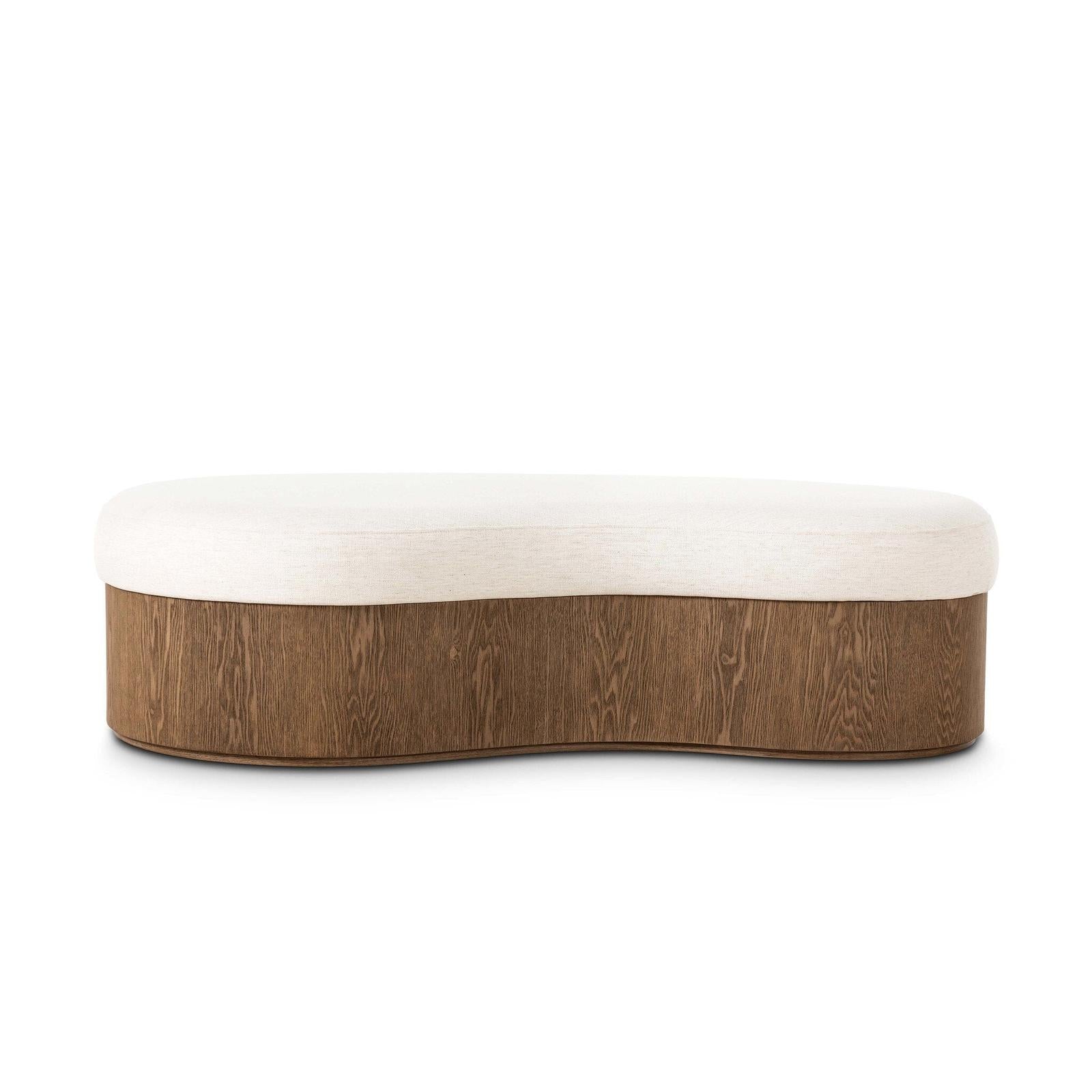 Celeste Cocktail Ottoman - Crypton Nomad Snow