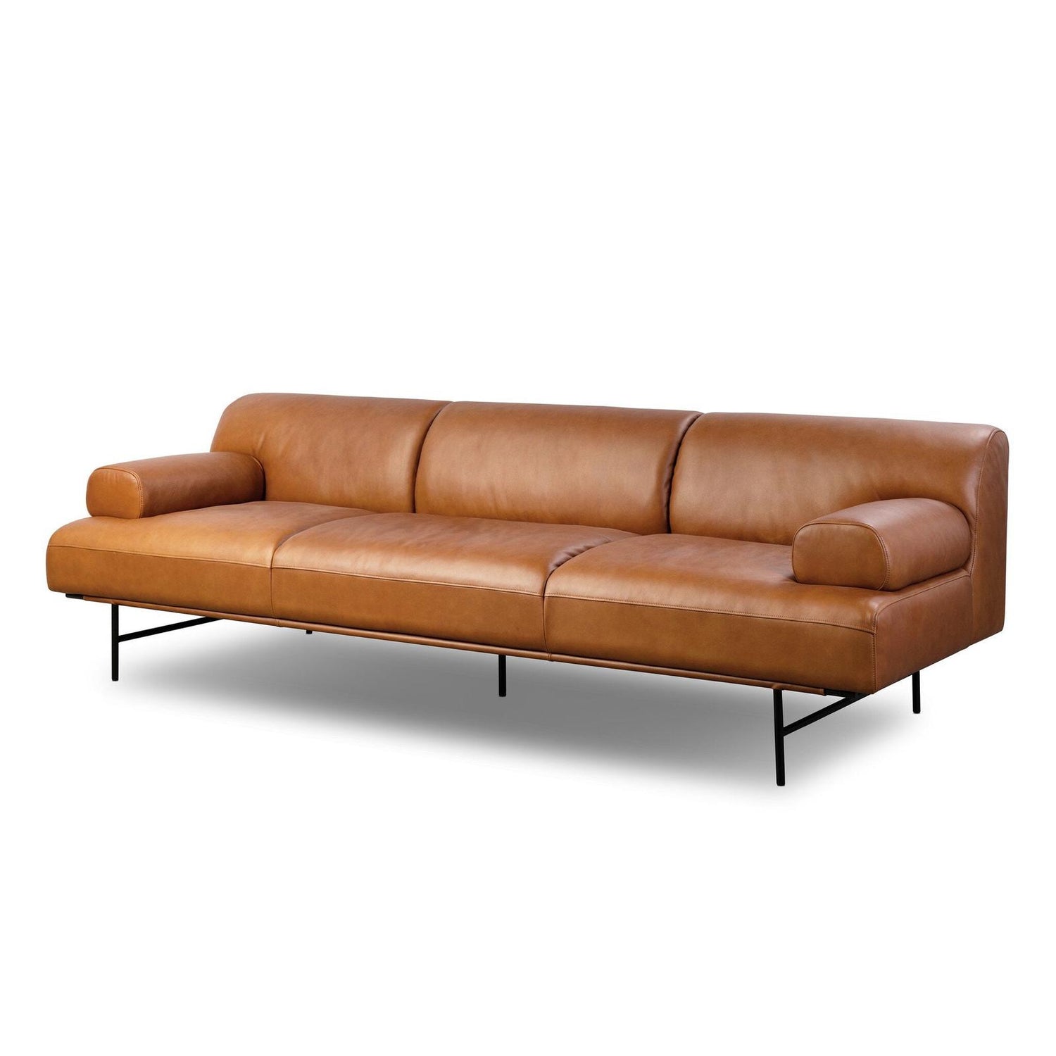 Blaine Sofa 96" - Lorento Cognac