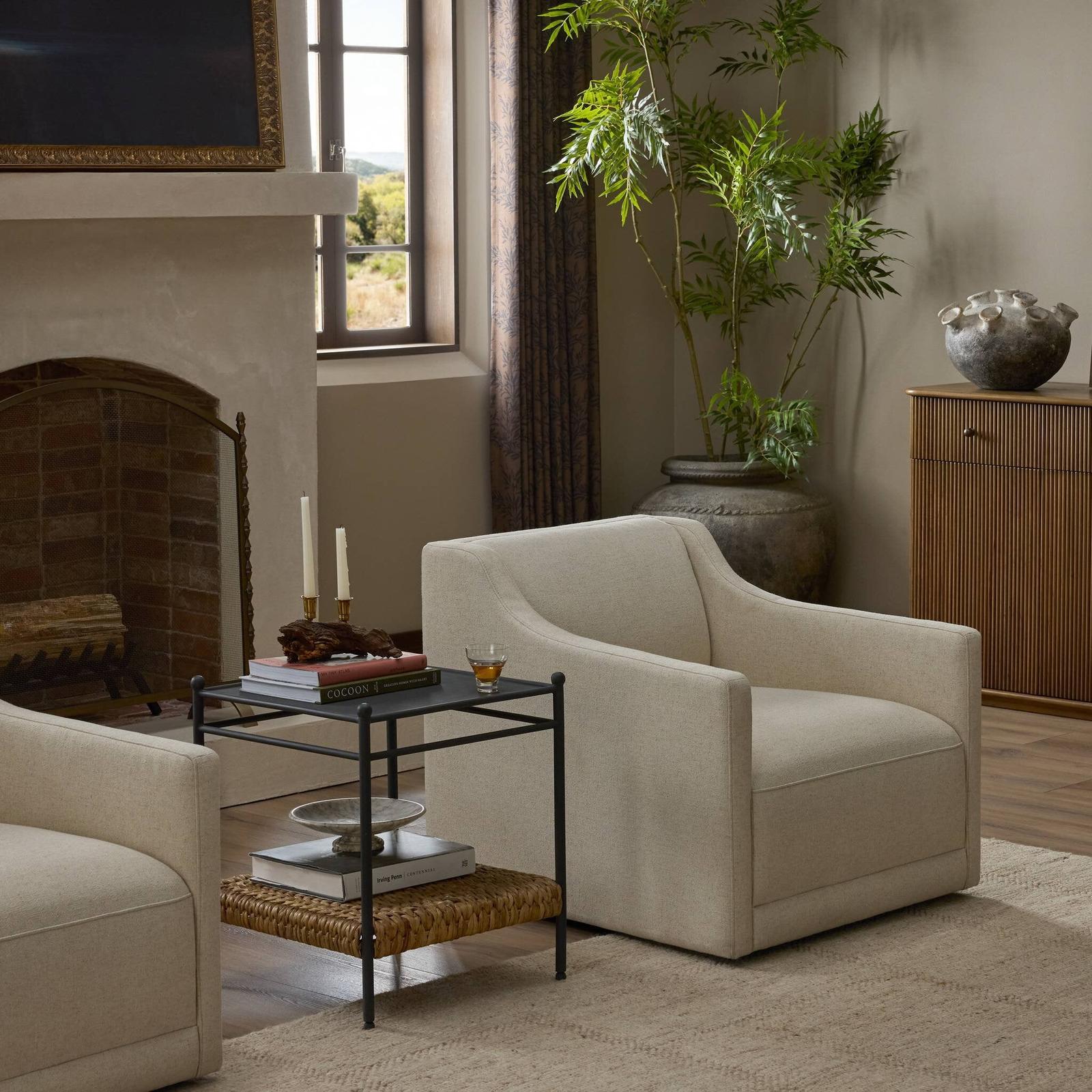 Gianna Swivel Chair - Antwerp Natural