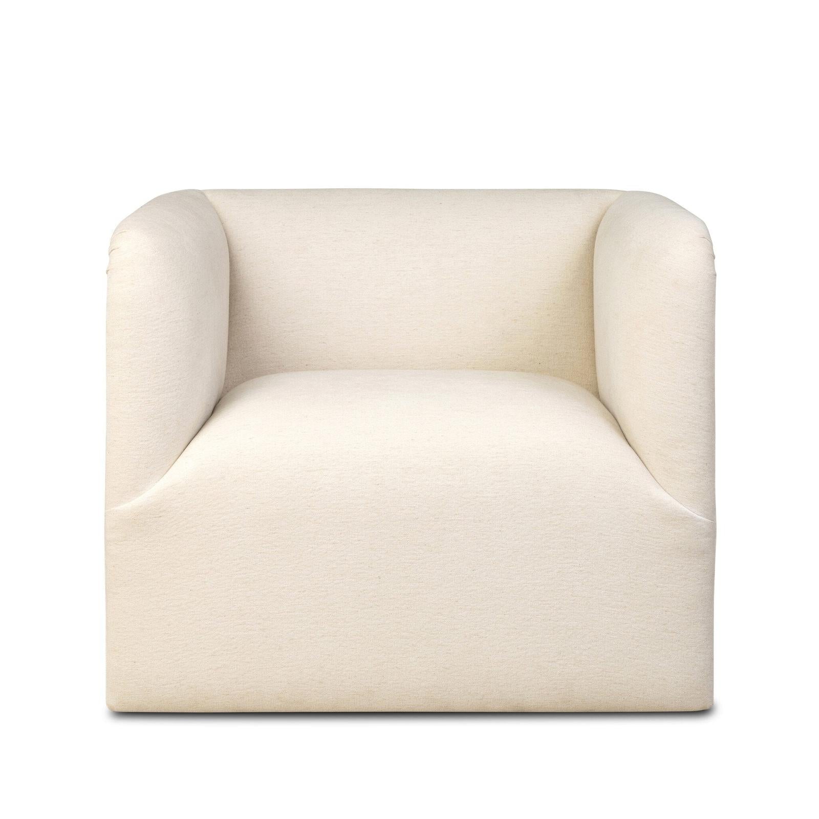 Rory Swivel Chair - Laughlin Bone