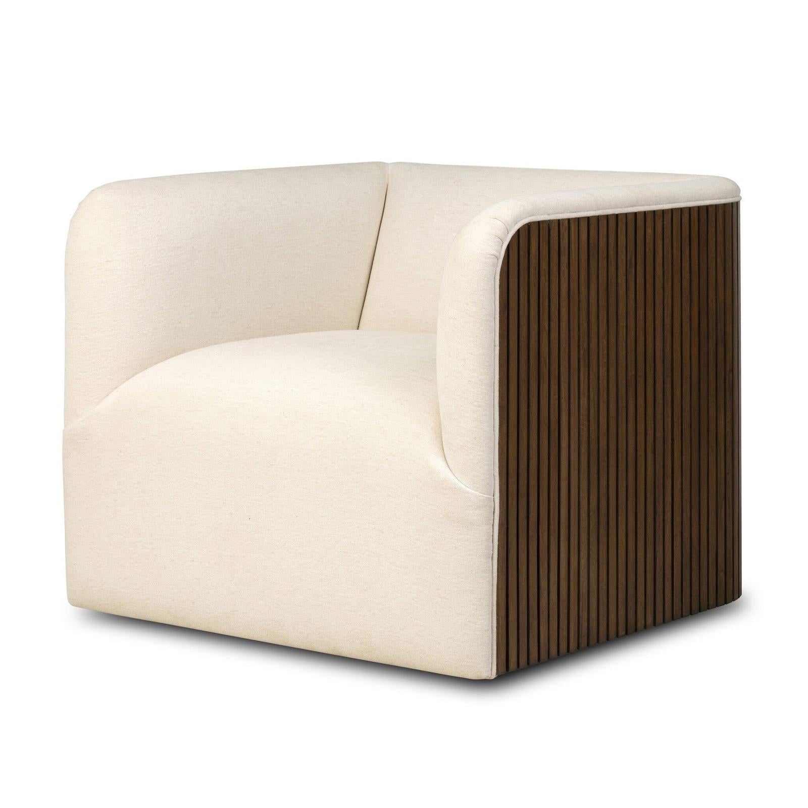 Rory Swivel Chair - Laughlin Bone