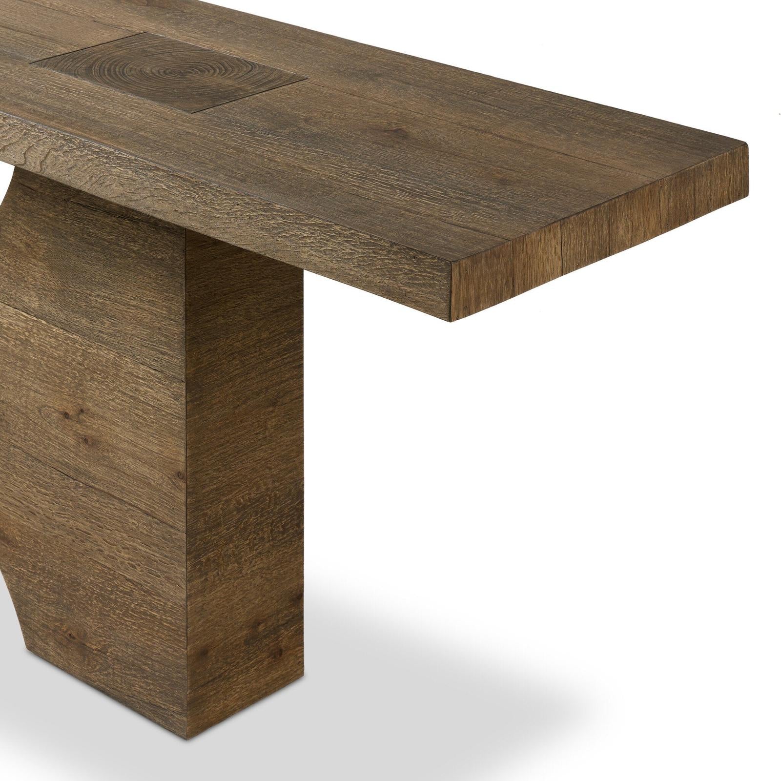 Four Hands Bia Rustic Brown Console Table