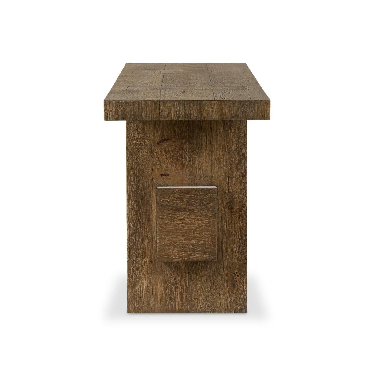 Four Hands Bia Rustic Brown Console Table