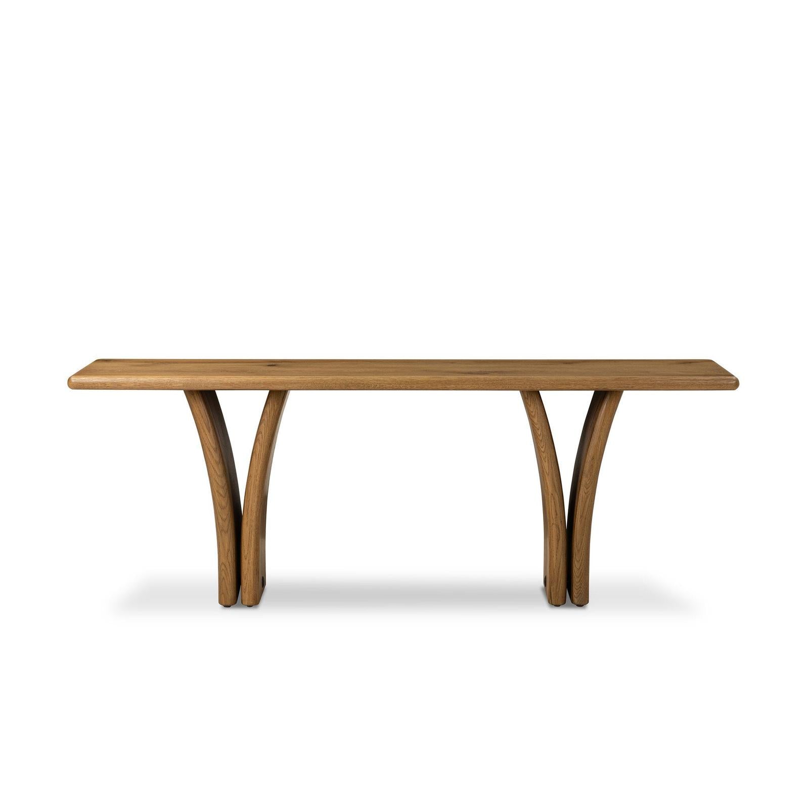 Marcon Console Table - Natural Reclaimed French Oak