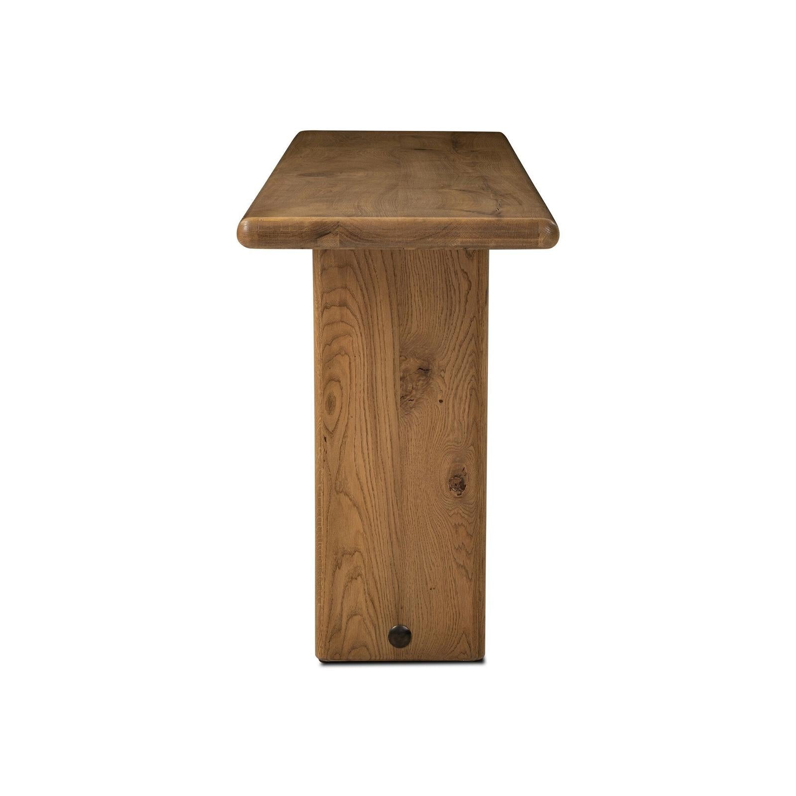Marcon Console Table - Natural Reclaimed French Oak