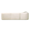 Nellie 3-Piece Sectional - Crypton Nomad Snow