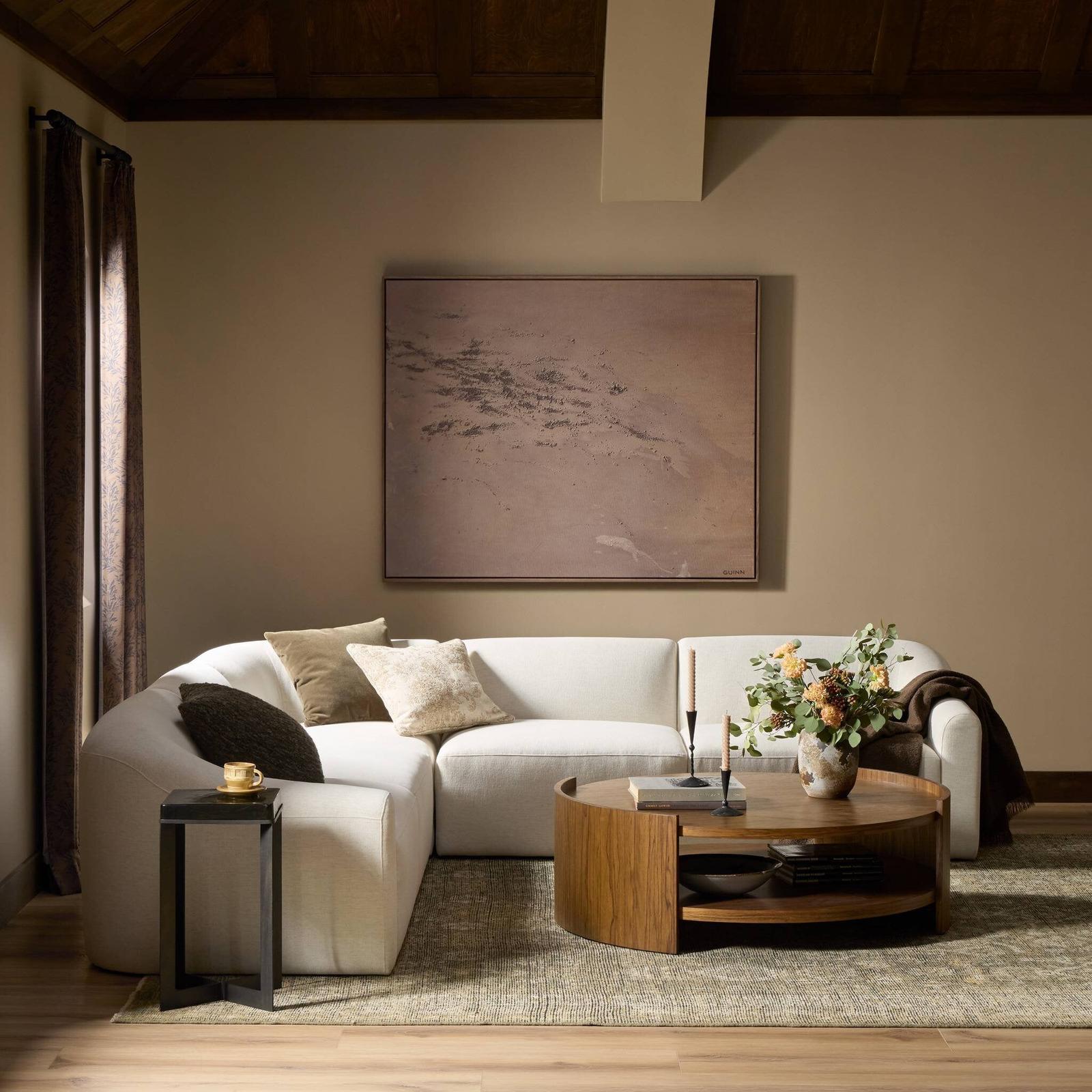 Nellie 3-Piece Sectional - Crypton Nomad Snow