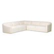 Nellie 3-Piece Sectional - Crypton Nomad Snow
