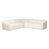 Nellie 3-Piece Sectional - Crypton Nomad Snow