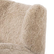 Amelie Swivel Recliner - Beige Shearling