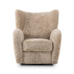 Amelie Swivel Recliner - Beige Shearling