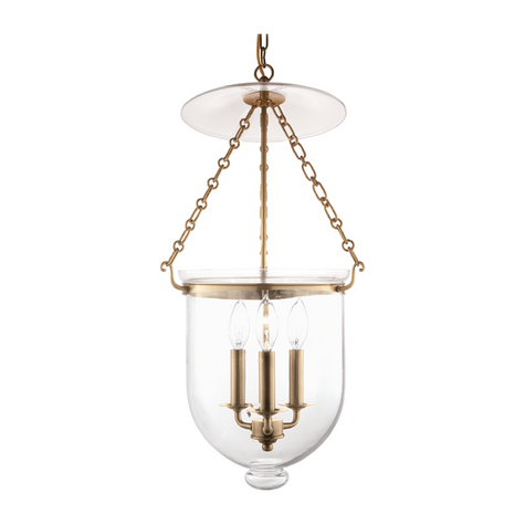 Hudson Valley Lighting Hampton 3 Light 12 inch Pendant Ceiling Light Clearance