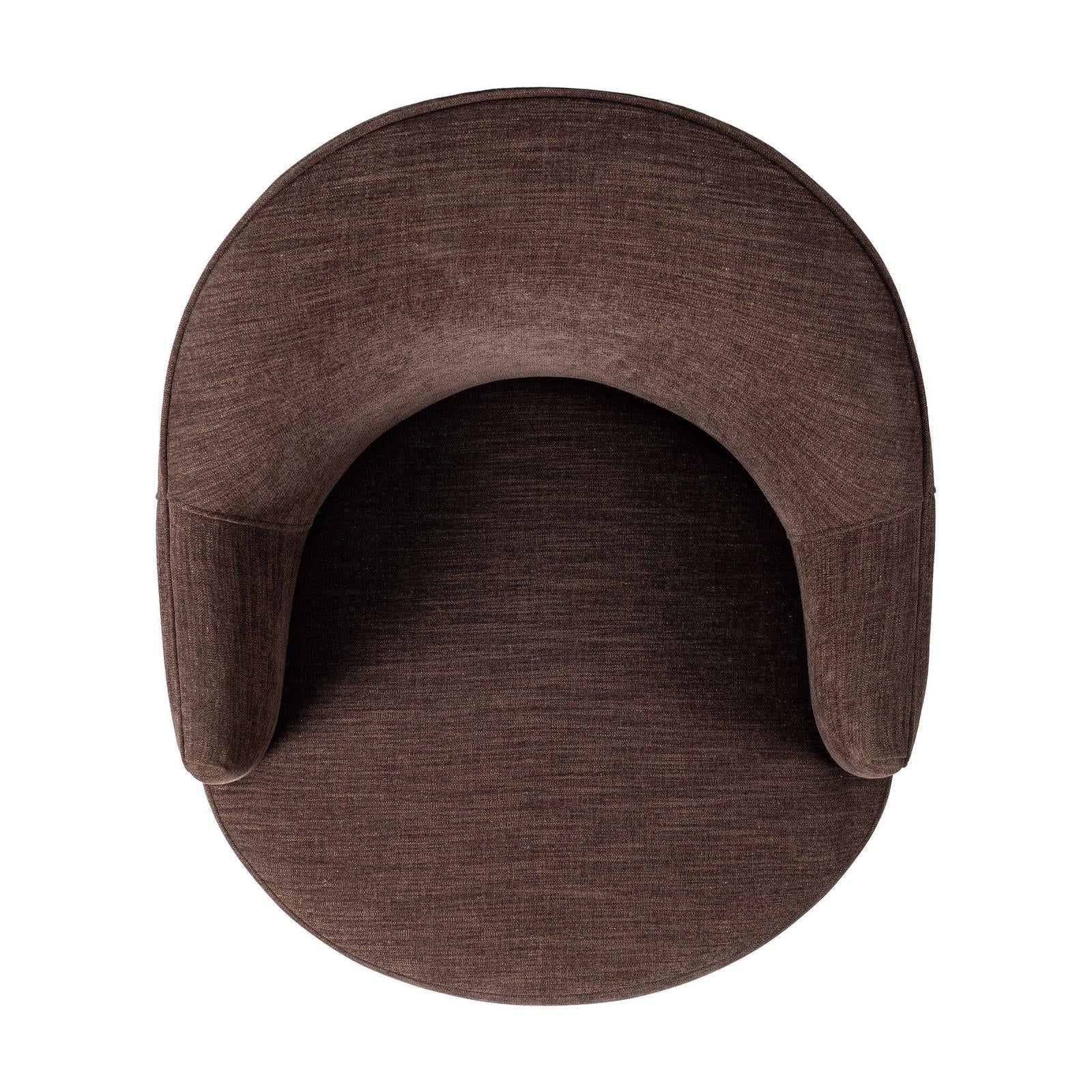 Aurora Fringe Swivel Chair - Laughlin Plum