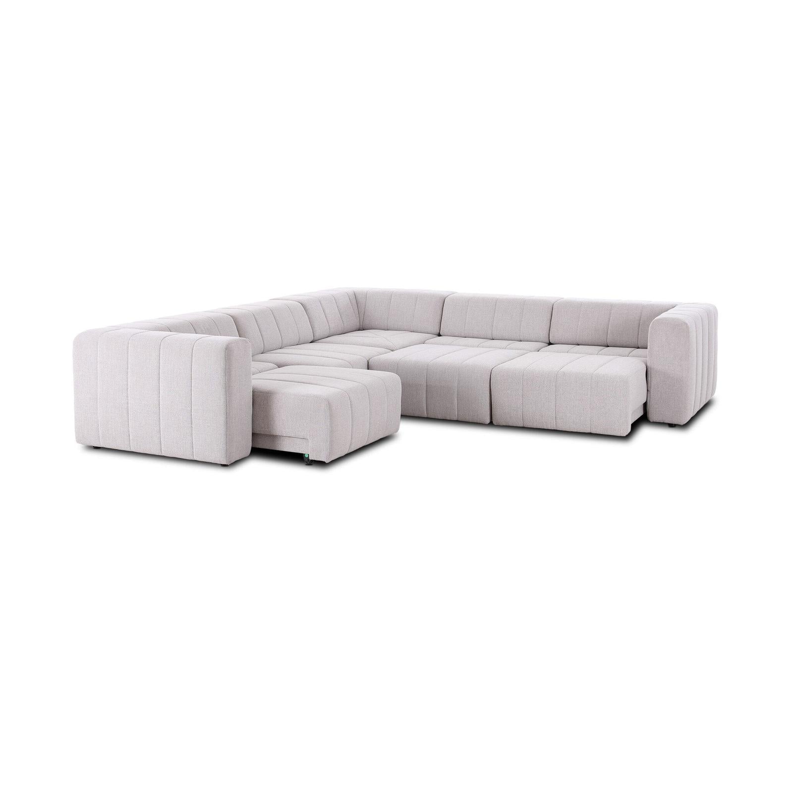 Langham Power Recliner 5-Piece Sectional - Napa Sandstone