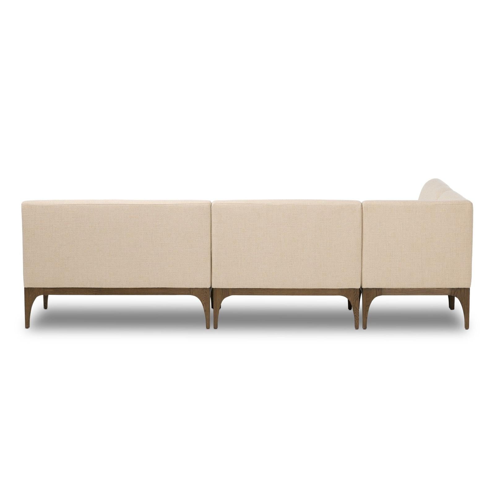 Ellington Dining Banquette L-Shape - Irving Taupe