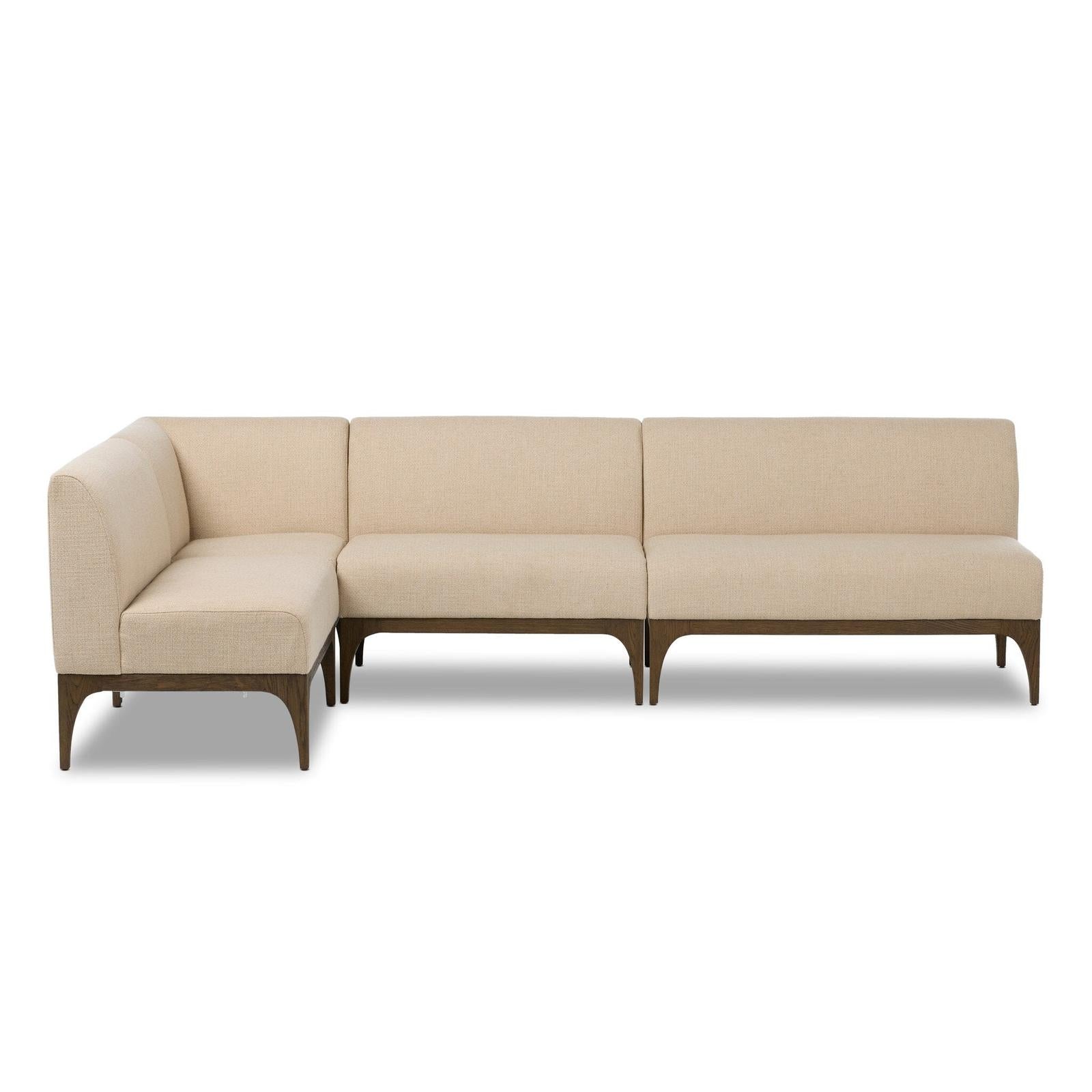 Ellington Dining Banquette L-Shape - Irving Taupe