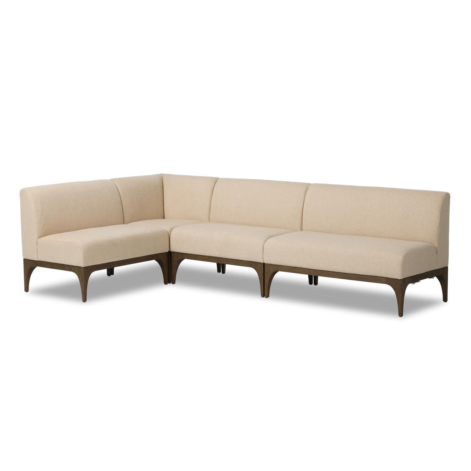 Ellington Dining Banquette L-Shape - Irving Taupe
