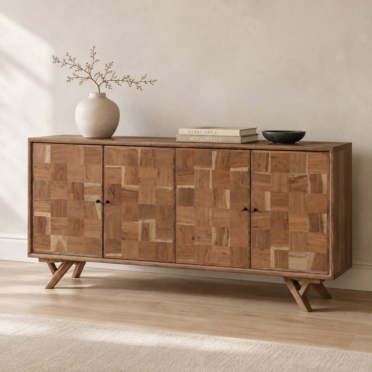 Bassett Mirror Jarvis Four Door Cabinet