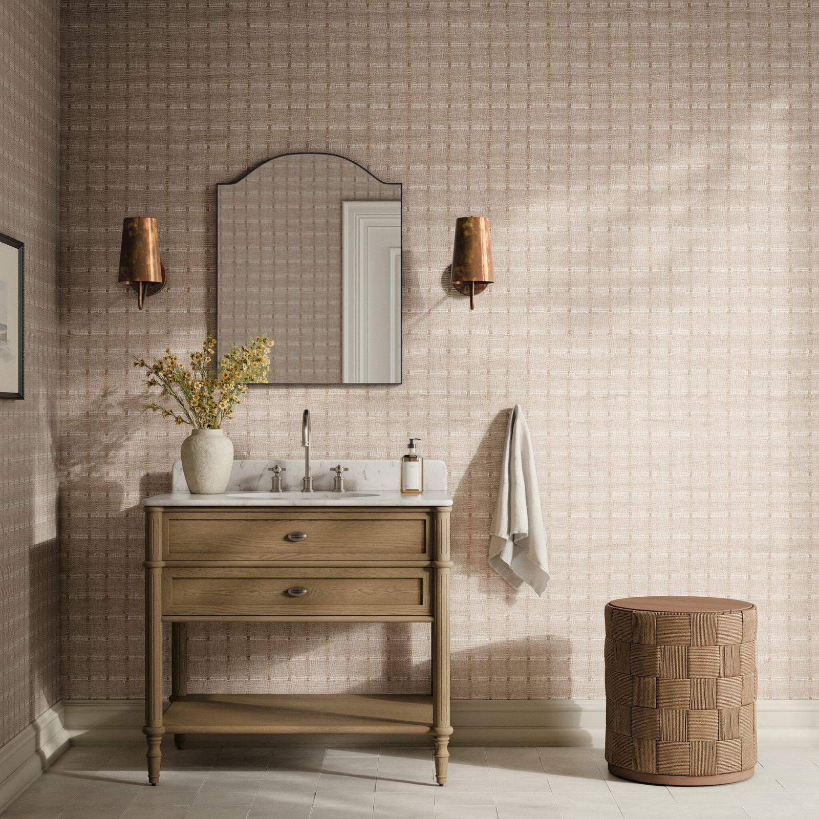 Dobby Grasscloth Wallpaper by FH Art Studio