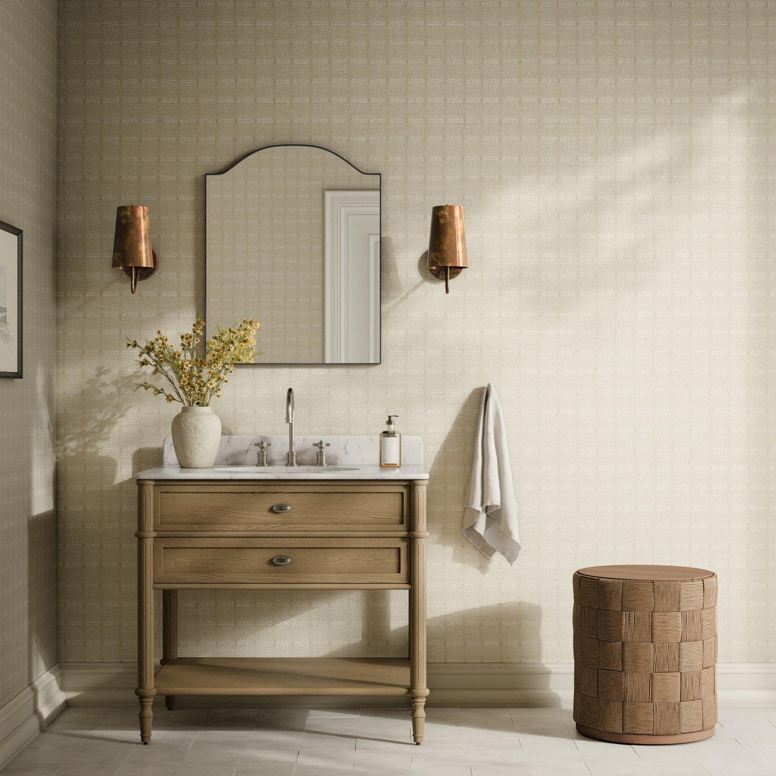 Dobby Grasscloth Wallpaper by FH Art Studio