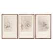 Breath Drawing Triptych by Adrian White