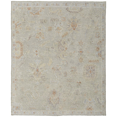 Feizy Grafton 69FNF Transitional Floral & Botanical in Gray/Green/Blue