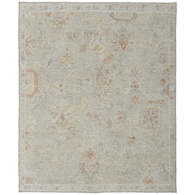 Feizy Grafton 69FNF Transitional Floral & Botanical Rug in Gray/Green/Blue