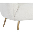 Sunpan Amara White Lounge Chair Clearance