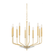 Hudson Valley Lighting Gideon 10 Light 24.25 inch Chandelier Ceiling Light