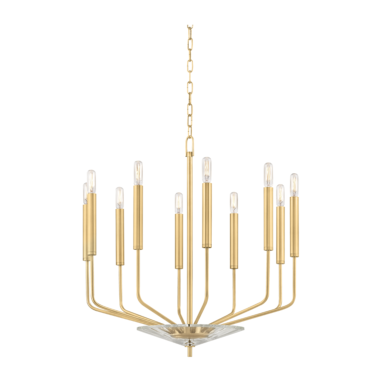 Hudson Valley Lighting Gideon 10 Light 24.25 inch Chandelier Ceiling Light