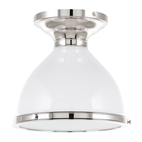Hudson Valley Lighting Randolph 1 Light 10 inch Semi Flush Ceiling Light