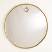 Global Views Antique Brass Exposed Mirror