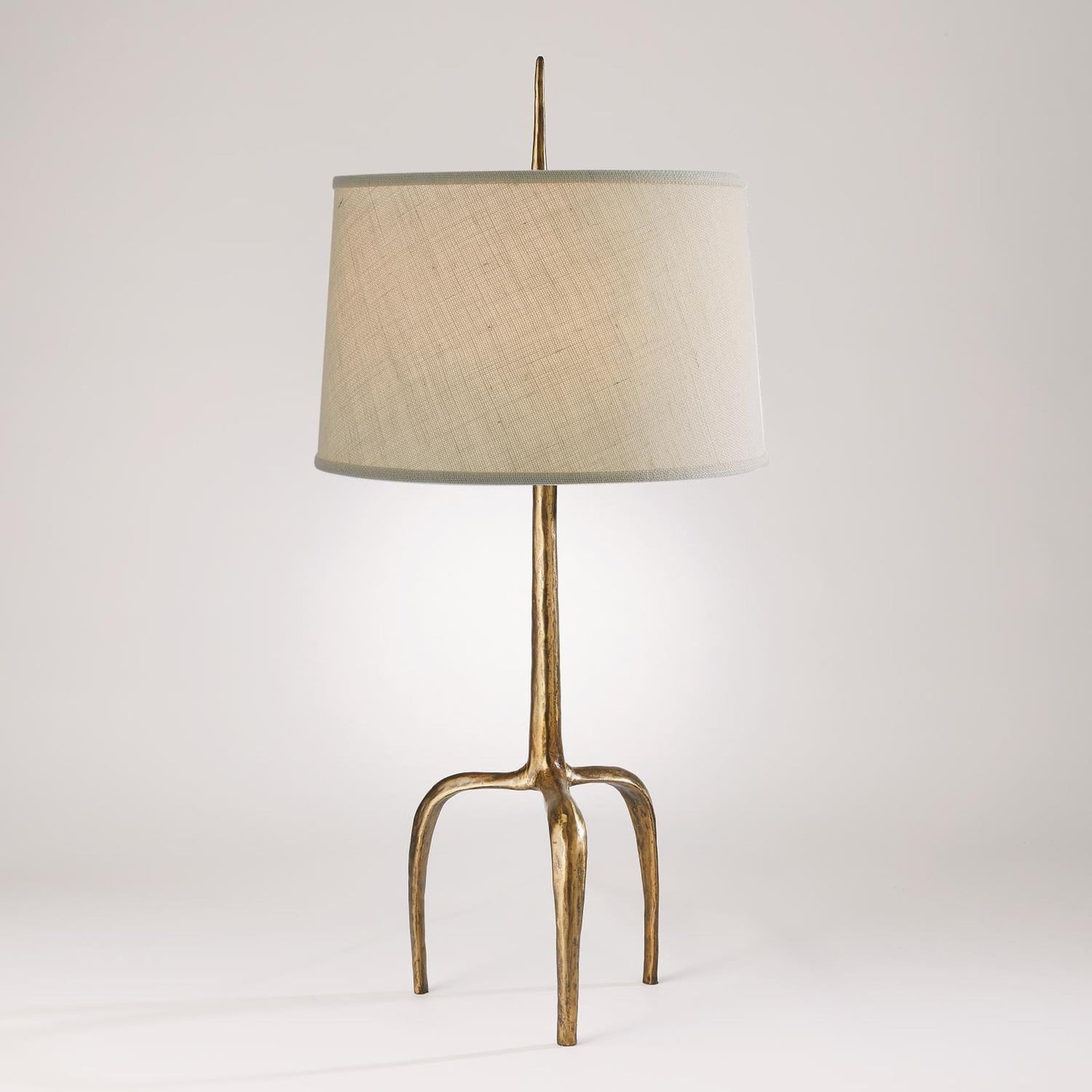 Global Views Gold Leaf Riley Table Lamp