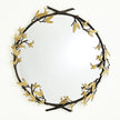 Global Views Antique Gold Bamboo Mirror