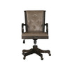 Magnussen Home Bellamy Peppercorn Fully Upholstered Swivel Chair