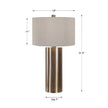 Uttermost Taria Brushed Brass Table Lamp