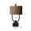 Uttermost Stabina Metal Table Lamp