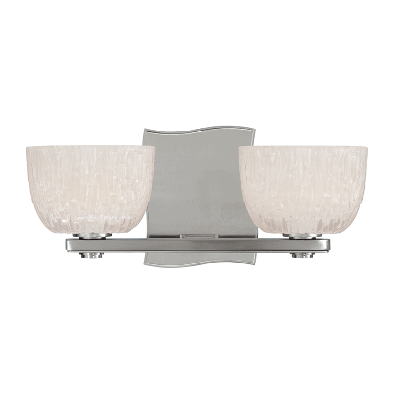 Hudson Valley Lighting Cove Neck 2 Light 12 inch Satin Nickel Bath and Vanity Wall Light Clearance