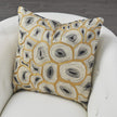 Global Views Black Gold Agate Pillow