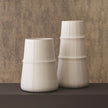 Global Views Soft White Linen Vase