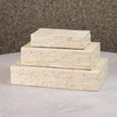 Global Views Chiseled Bone Storage Box