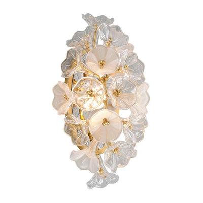 Corbett Jasmine 1 Light Gold Leaf Wall Sconce Wall Light