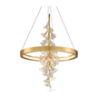 Corbett Jasmine 1 Light 28 inch Gold Leaf Chandelier Ceiling Light
