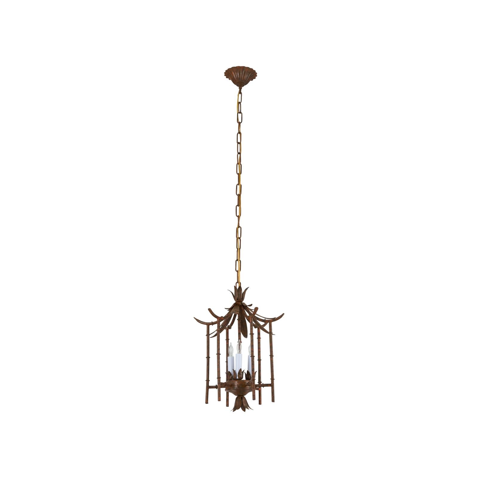 Wildwood Iron Bamboo Lantern