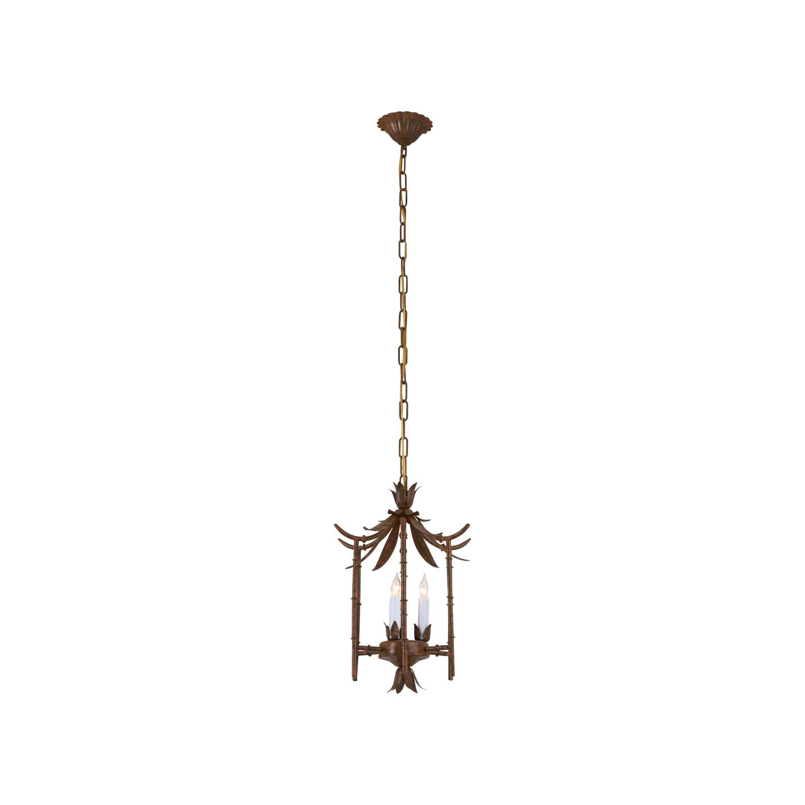 Wildwood Iron Bamboo Lantern