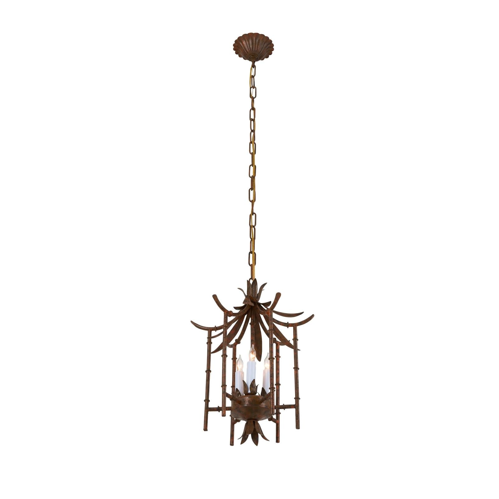 Wildwood Iron Bamboo Lantern