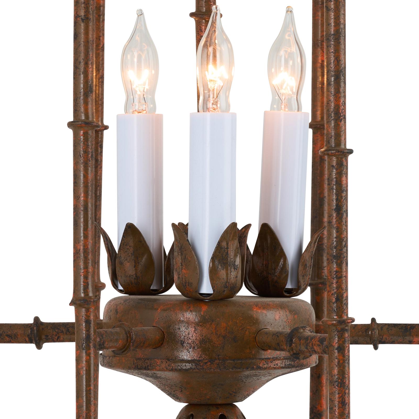 Wildwood Iron Bamboo Lantern